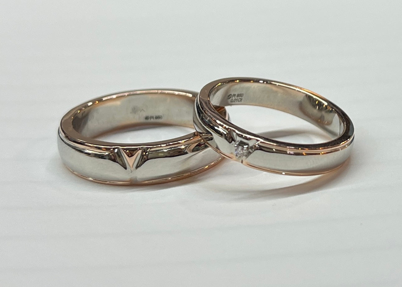 Platinum His & Hers Wedding Band Set – A Timeless Symbol of Love