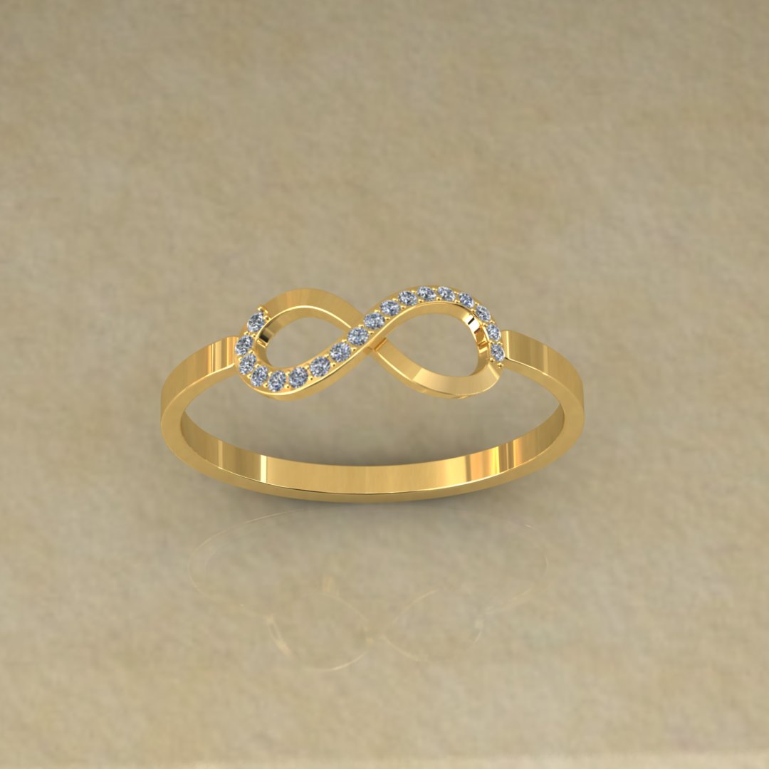 Timeless Infinity Diamond Ring