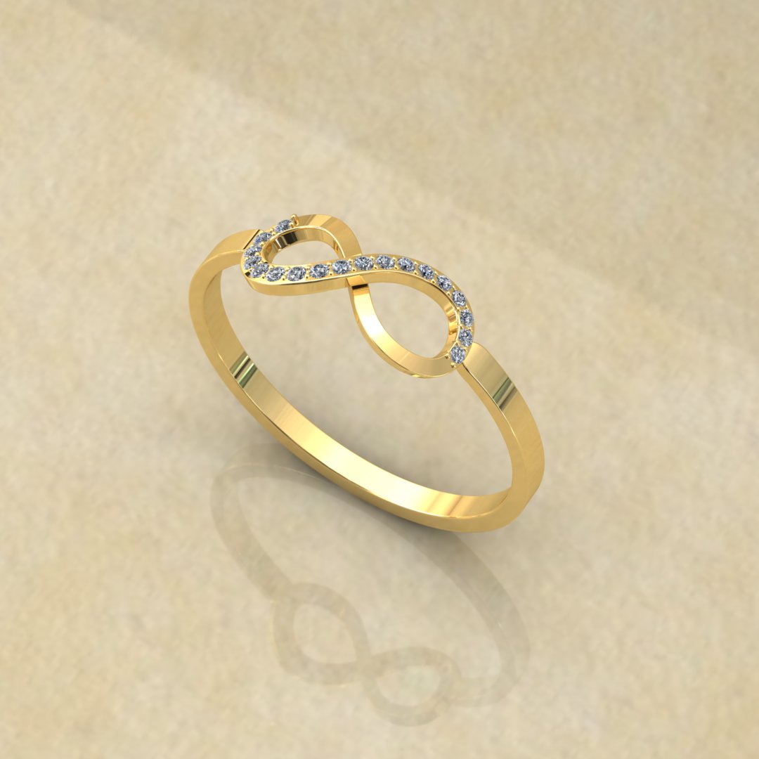 Timeless Infinity Diamond Ring