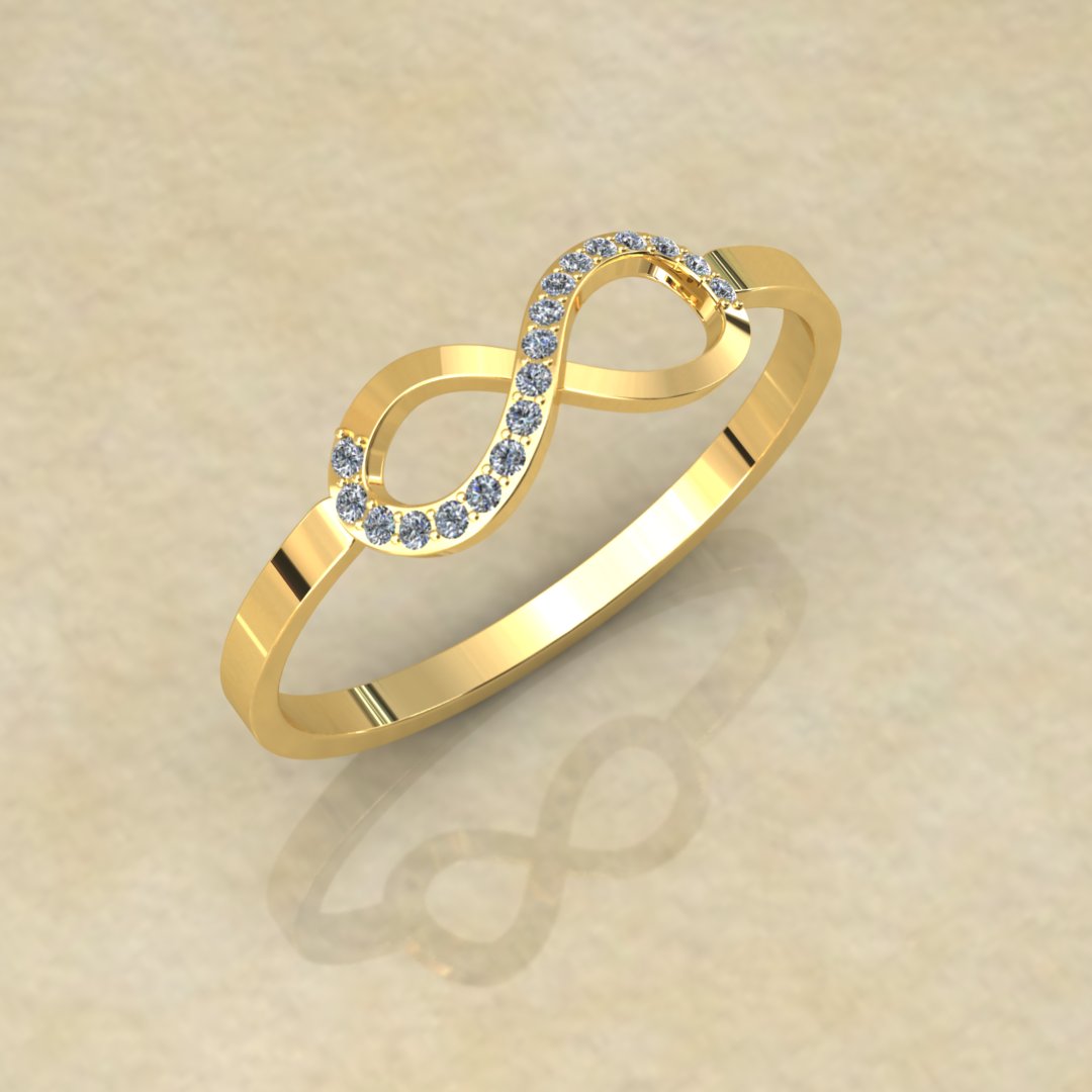Timeless Infinity Diamond Ring