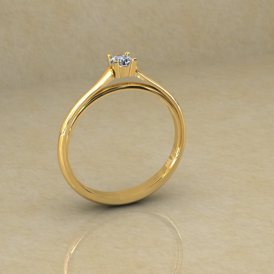 Classic Solitaire Diamond Ring