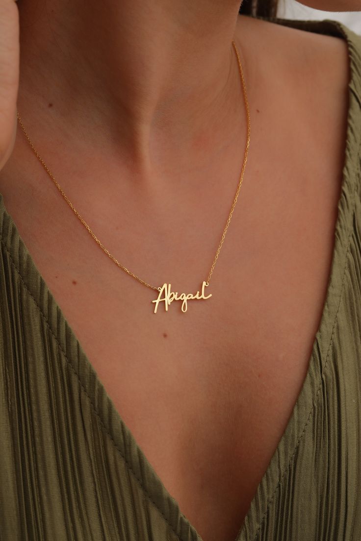 Name Pendant for her