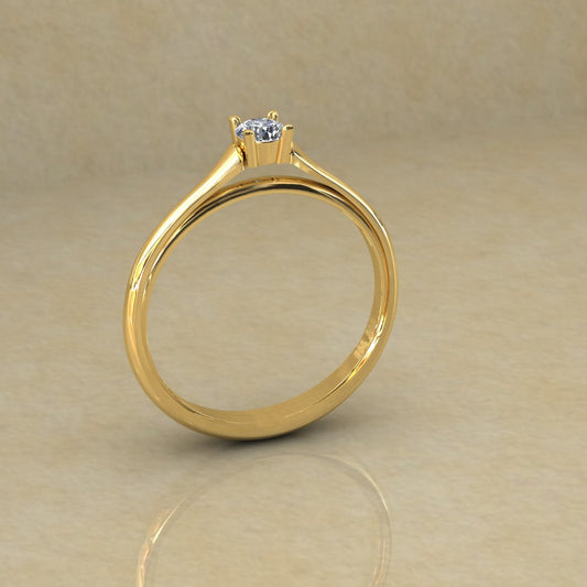 Classic Solitaire Diamond Ring