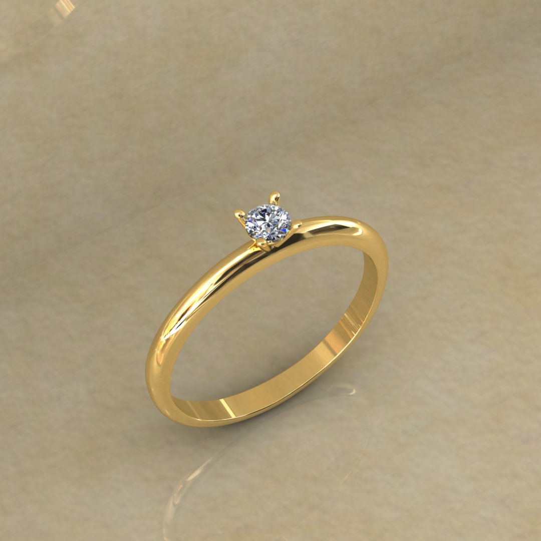 Timeless Solitaire Ring
